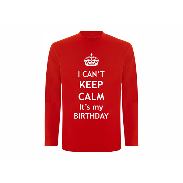 T shirt LS Calm Birthday