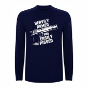 T shirt LS Heavily Armed