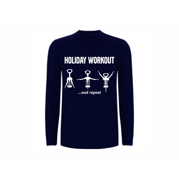 T shirt LS Holiday Workout