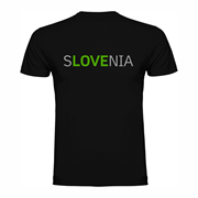 T shirt "Slovenia love"