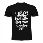 T shirt Wearing Black