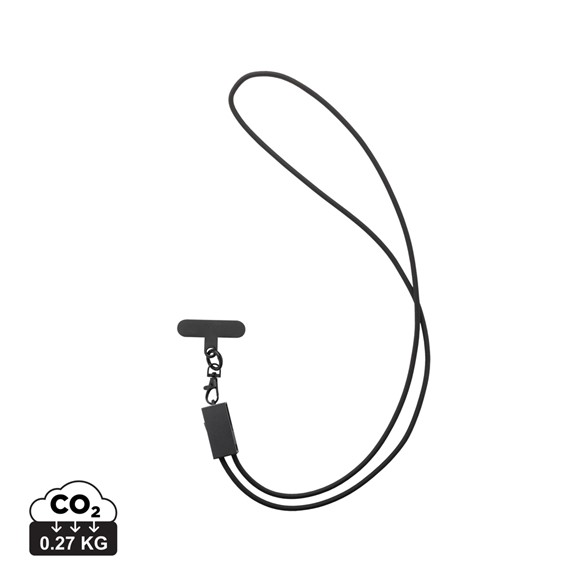 Terra RCS telefonski kabel od recikliranog PET-a s kabelom za dvostruko punjenje od 60 W