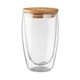 TIRANA LARGE - Duplafalú üveg pohár, 450 ml