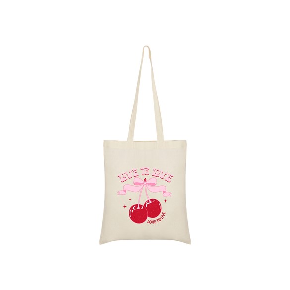 Tote bag Live to Love