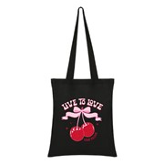 Tote bag Live to Love