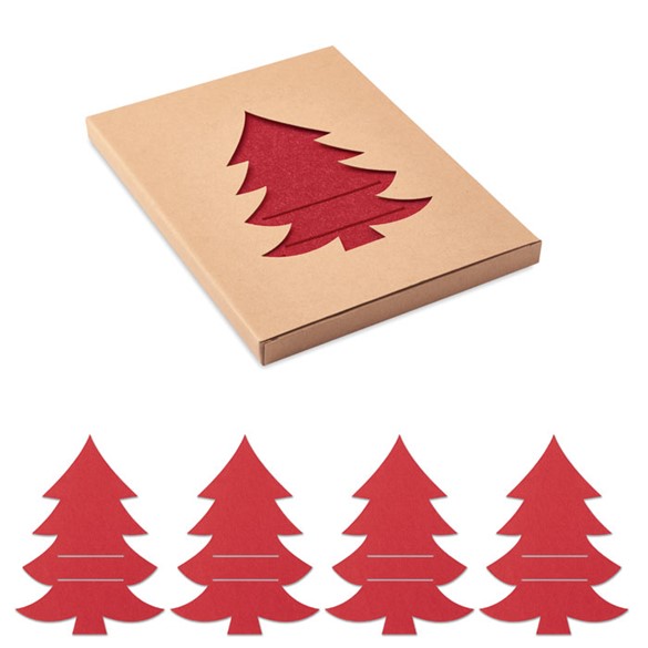 Set držača za pribor za jelo TREESGUARD RPET filc