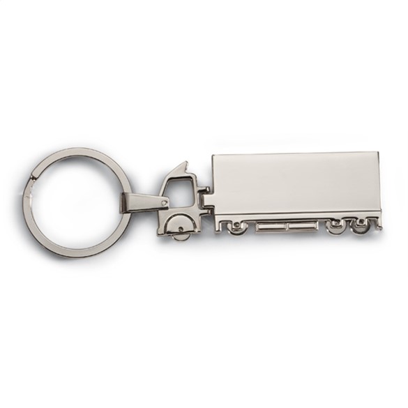TRUCKY - Teherautó alakú fém kulcstartó