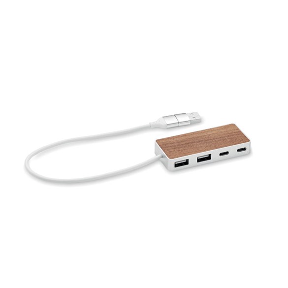 UBAH - USB hub 4 porta 27,5 cm