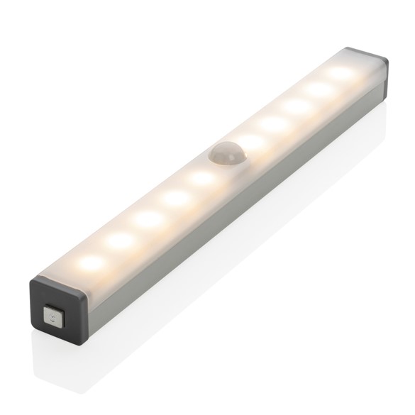 USB újratölthető mozgásérzékelő LED lámpával, közepes méret