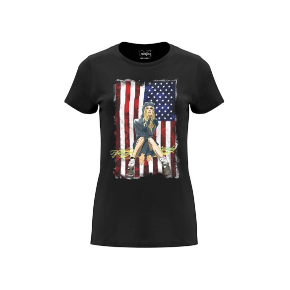 Woman T shirt American girl