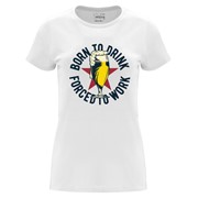 Woman T shirt Born to drink