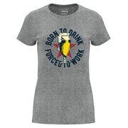 Woman T shirt Born to drink