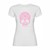Woman T shirt Flower skull