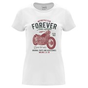 Woman T shirt Forever two wheel