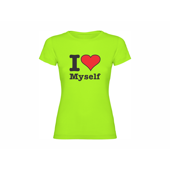 Woman T-shirt I love myself 