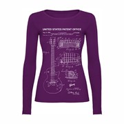 Woman T shirt LS Gibson les Paul