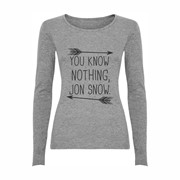 Woman T shirt LS Jon Snow