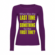 Woman T shirt LS Last Time