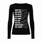 Woman T shirt LS Lyrics