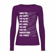 Woman T shirt LS Lyrics