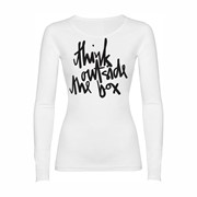 Woman T-shirt LS Outside the Box 