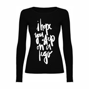 Woman T-shirt LS Step On A Lego