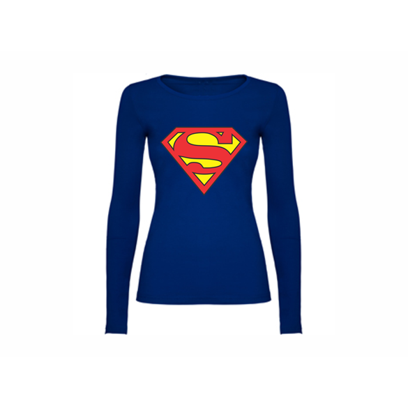 Woman T shirt LS Superman