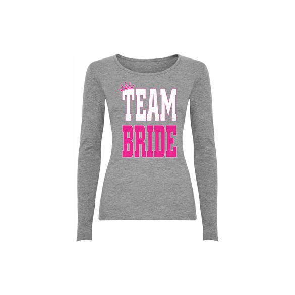 Woman T-shirt LS Team bride