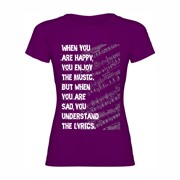 Woman T shirt Lyrics