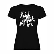 Woman T shirt Outside the Box