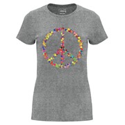 Woman T shirt Peace dots