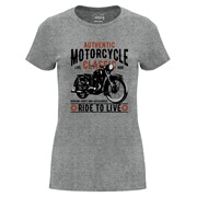 Woman T shirt Ride to live