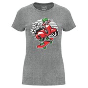 Woman T shirt Scooter Skater