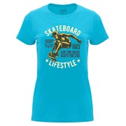 Woman T shirt Skateboard lifestyle