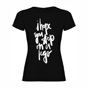 Woman T shirt Step On A Lego