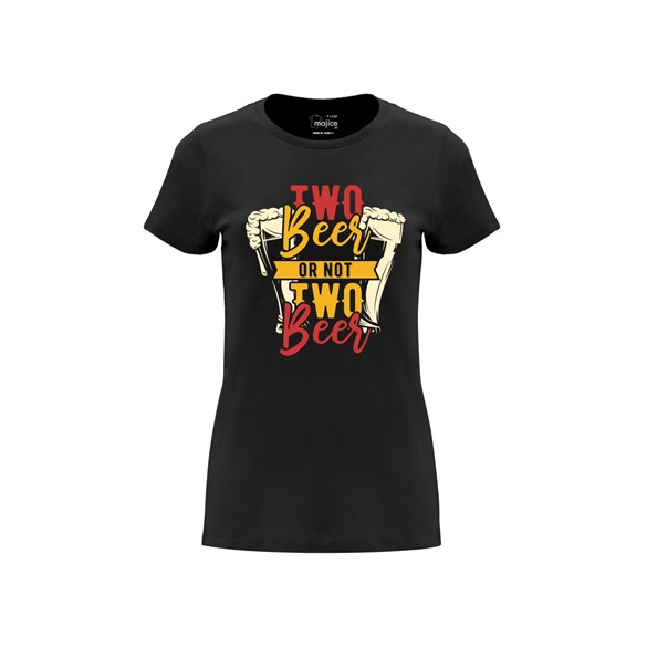 Woman T shirt Two Beer