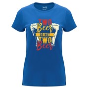 Woman T shirt Two Beer