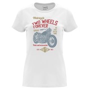 Woman T shirt Two wheels
