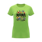 Women’s T-shirt Mama and Flowers