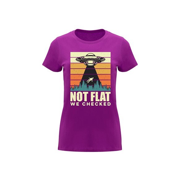 Women’s T-shirt Not Flat We Checked