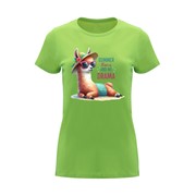 Women’s T-shirt Summer Lama and No Drama