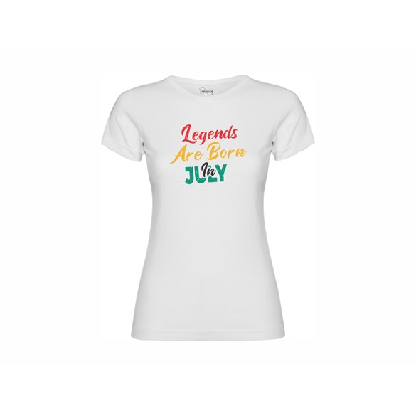 Women's T-shirt Legends are born in July