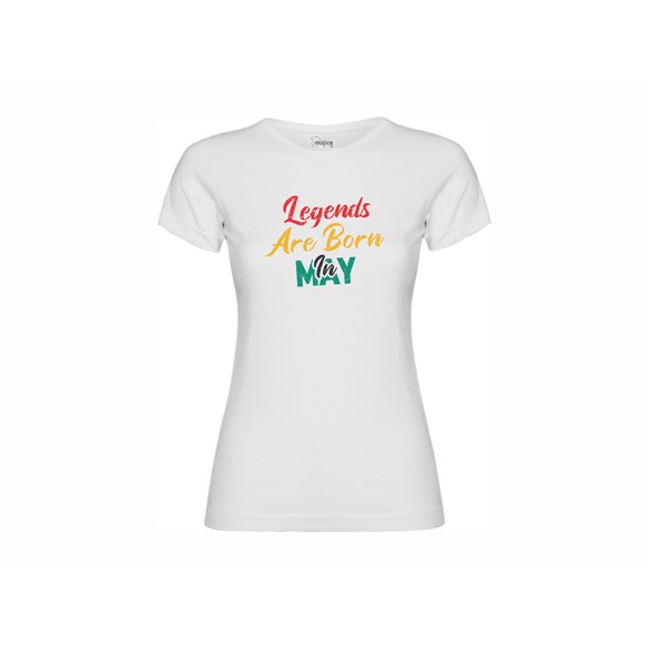 Women's T-shirt Legends are born in May