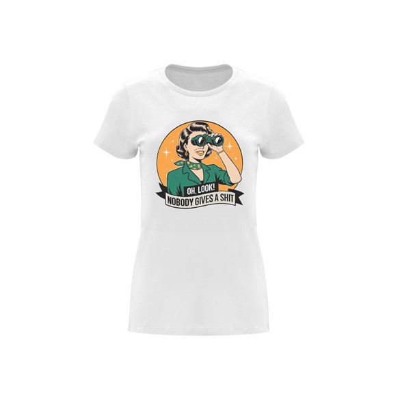 Women's T-shirt "Nobody gives a s..."