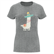 Women's T-shirt Sombrero lama
