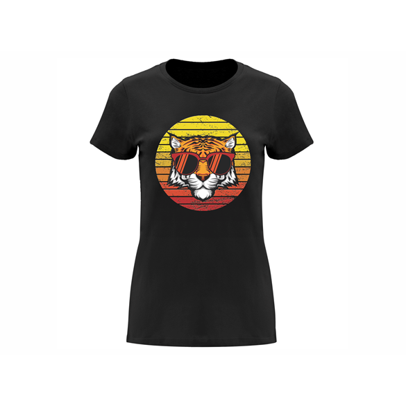 Women's T-shirt Sunglasses tiger