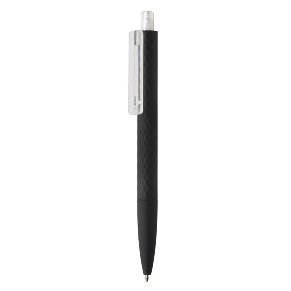 X3 puha - fekete felületű toll, átlátszó