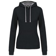 Ženska dukserica s kapuljačom KARIBAN CONTRAST