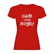 Ženska majica Legende rojene Decembra