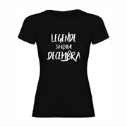 Ženska majica Legende rojene Decembra